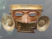 Maschera antropomorfa con ornamento nasale a farfalla 500-600 d.C.
